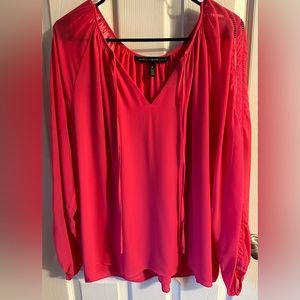 White House Black Market Pink Women’s Top Size 10